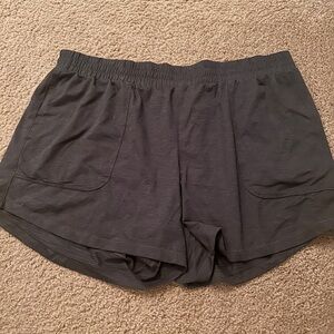 All in Motion Gray Athletic Shorts Lightweight Elastic Waist